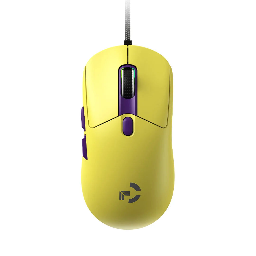 Wired Game Mouse 6 Levels DPI Adjustable Up to 12800DPI Instant A825 Chip RGB Macro Programming Ergonomic Design Universal Mouse